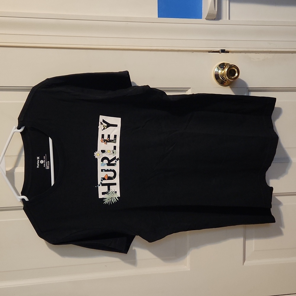 Hurley T-shirt Black Men's Medium